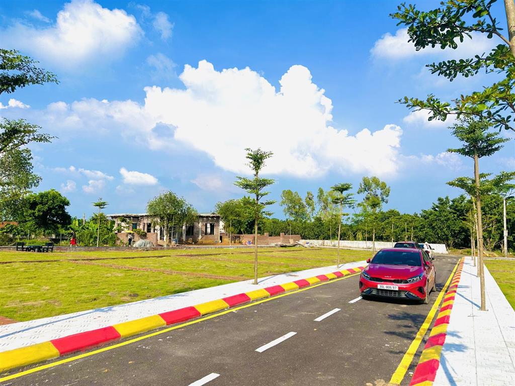 2,9 tỷ/100m2 đường liên xã full thổ cư cnc hòa lạc mt 6m ô tô tránh nhau gần chợ ql21 khu dân cư
