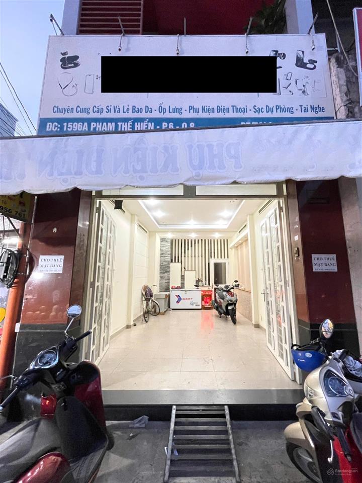 Cho thuê mặt bằng mặt tiền phạm thế hiển, phường 6  có thể thương lượng