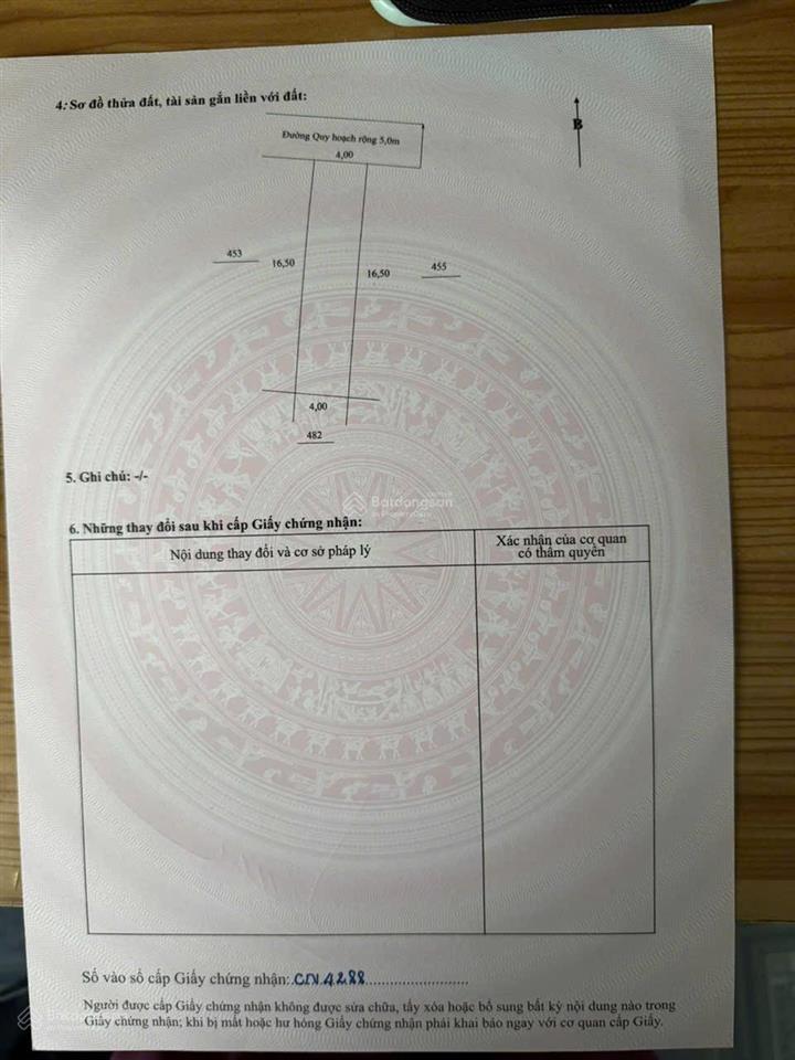 Bán lô đất 2tỷ650 tđc đất lành phù hợp đầu tư, xây nhà ở
