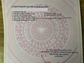 Bán lô đất 2tỷ650 tđc đất lành phù hợp đầu tư, xây nhà ở