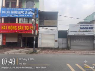 (chính chủ) bán nhà 90m2 tại mặt đường ql 23b số 8 vân trì  xã phúc thịnh  hà nội