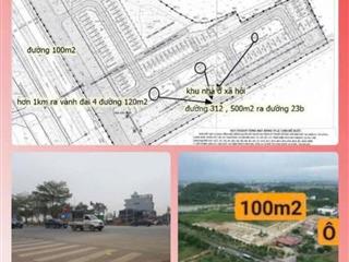 Đất đấu giá x1 tam đồng mê linh 2 mặt thoáng, hướng đn, cách 20m tới đường 100m, đối diện chung cư