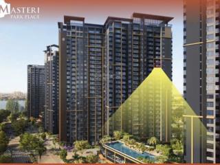 Bán gấp căn 1pn 54.8m2 masteri park place (ct5), view nội khu bơi, lỗ 500 triệu, 7 tỷ 050 all in