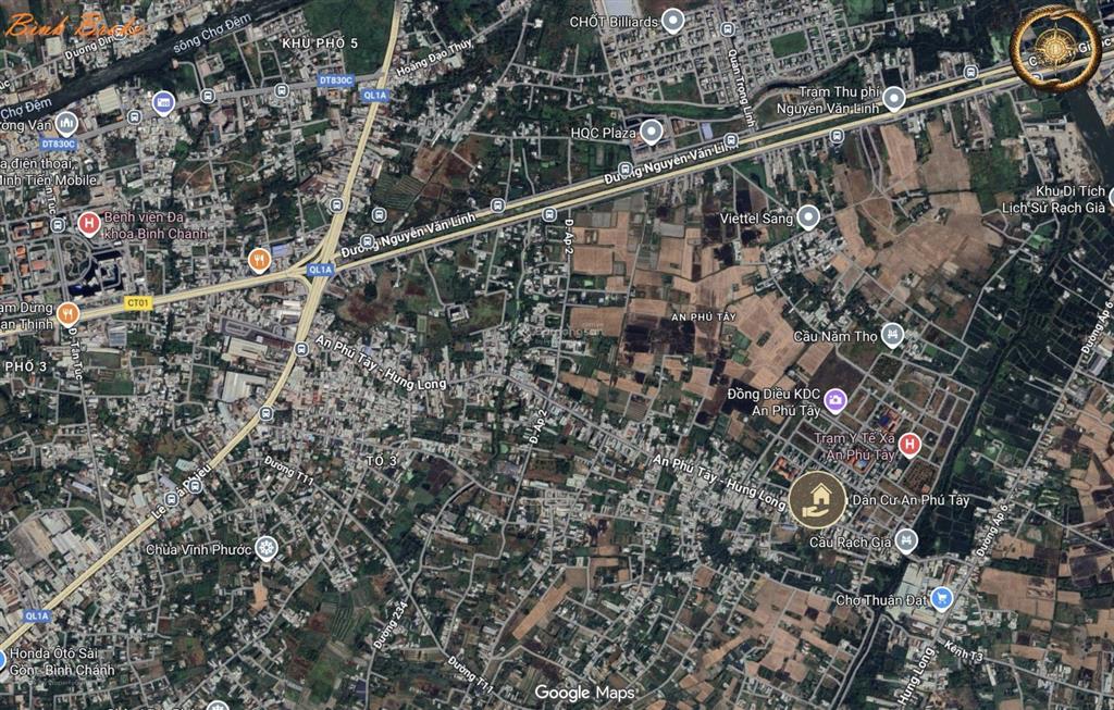 Nhà mặt tiền an phú tây hưng long | diện tích 155,8m² | có hẻm sau | giá 6 tỷ 200