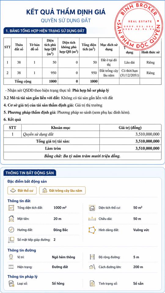 Chủ bán ngộp  đất 1.000m² đồng xoài, bình phước, 50m² odt, ngang gần 20m  giá chỉ 2,3 tỷ bớt lộc