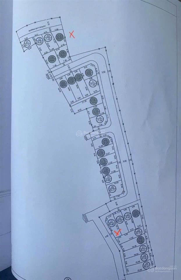 Tôi cc cần bán 70.84m2 đất đấu giá x4 thư lâm, mt 6m, đường 10m giá 4.7 tỷ