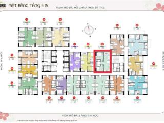 Bán căn 2 phòng ngủ bcons asahi vốn 460 triệu, nh cho vay tối đa 80%