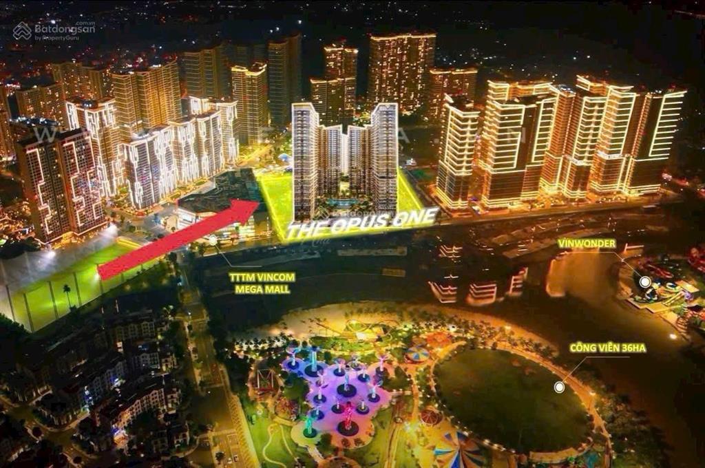 Căn hộ 3pn  100m2 view trực diện công viên 36ha tại phân khu opus one với chính sách cực kỳ ưu đãi