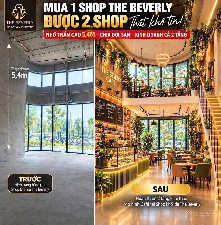 Bán shophouse đẹp tại the beverly, long bình, 8,8 tỷ, 90m2