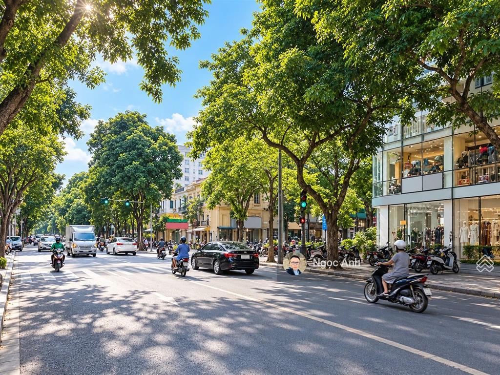 Cho thuê nhà mặt phố phan chu trinh, hoàn kiếm, mặt tiền 10m, 4 tầng 224m²
