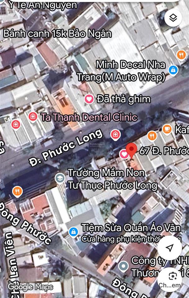 Mặt tiền kinh doanh sầm uất đường rộng 20m đường phước long nha trang khánh hoà
