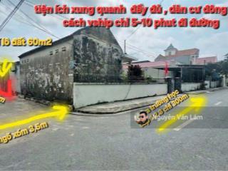 Bán đất hà luận hòa bình, thủy nguyên  60m2 hướng bắc 16xx