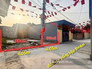 Bán đất tại thuỷ triều  thuỷ nguyên, 1,75 tỷ, 66 m2, mặt tiền 4,05m, hướng đn, pháp lý đầy đủ