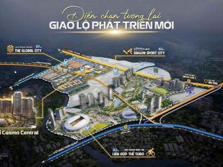 Rổ hàng ngoại giao đợt 1 dự án masteri cosmo central (ct4)  cao tầng the global city. ckhau 16%