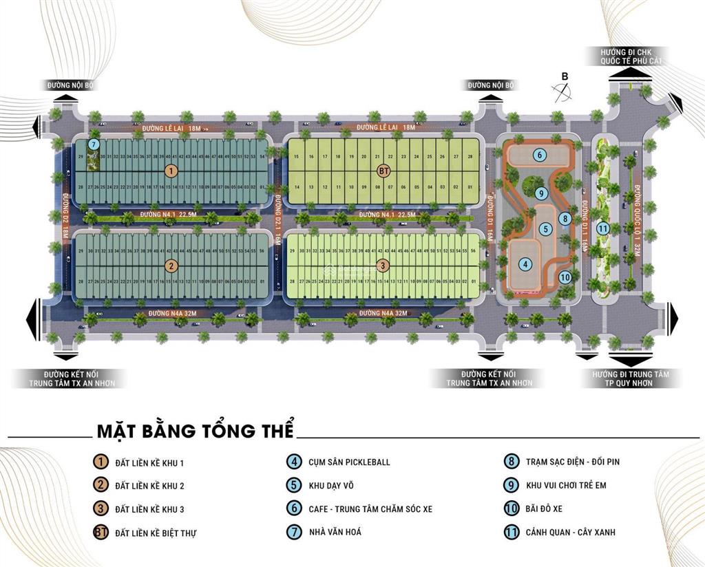 Chính chủ gửi bán đất nền lô góc cực phong thủy tại kdt cẩm văn an nhơn bình định