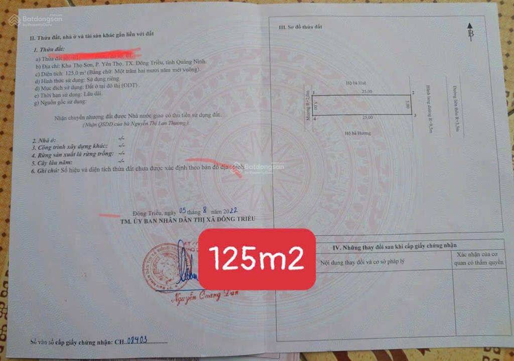 2 lô đất khu thọ sơn  yên thọ cũ ( đất hướng đông )