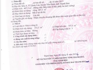 Bán đất tặng nhà sẵn kinh doanh trục quốc lộ 45 quán lào