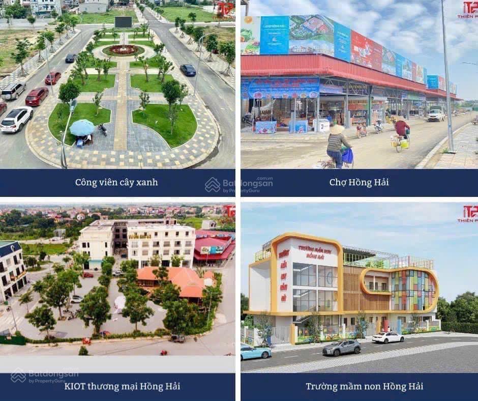 Bán lô bt hồng hải 158m2 đại đồng. lô đẹp giá tốt kinh doanh dc luôn tiếp giáp trường mầm non