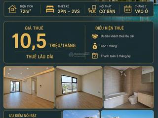 Cho thuê căn hộ 2pn2vs tại cc moonlight 1 giá tốt