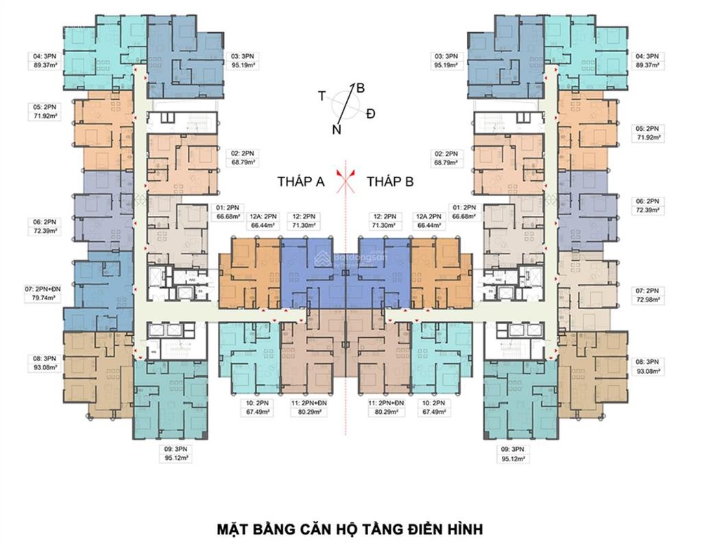 Cho thuê căn hộ 2pn2vs tại cc moonlight 1 giá tốt