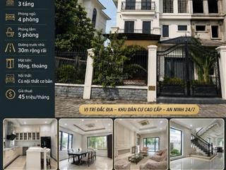 Cho thuê biệt thự cao cấp duy nhất tại kdt nam an khanh