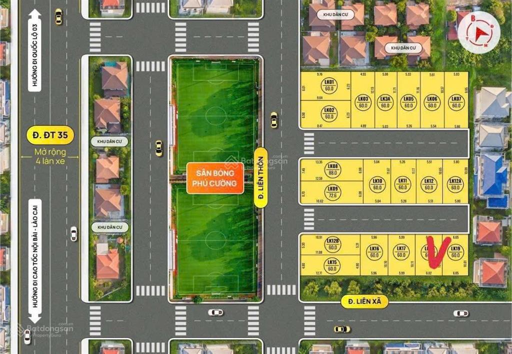 Cần bán gấp lô góc đẹp giá tốt tại phú cường, minh phú, sóc sơn diện tích 73m lô góc