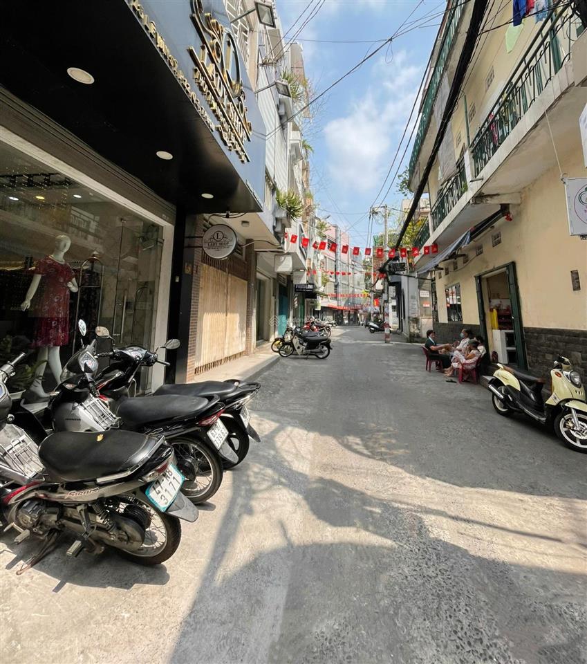 Cho thuê nhà đẹp lê văn sỹ , 2 mặt tiền hẻm xe hơi lvstrường sa, thông ra chợ, khu mua sắm.