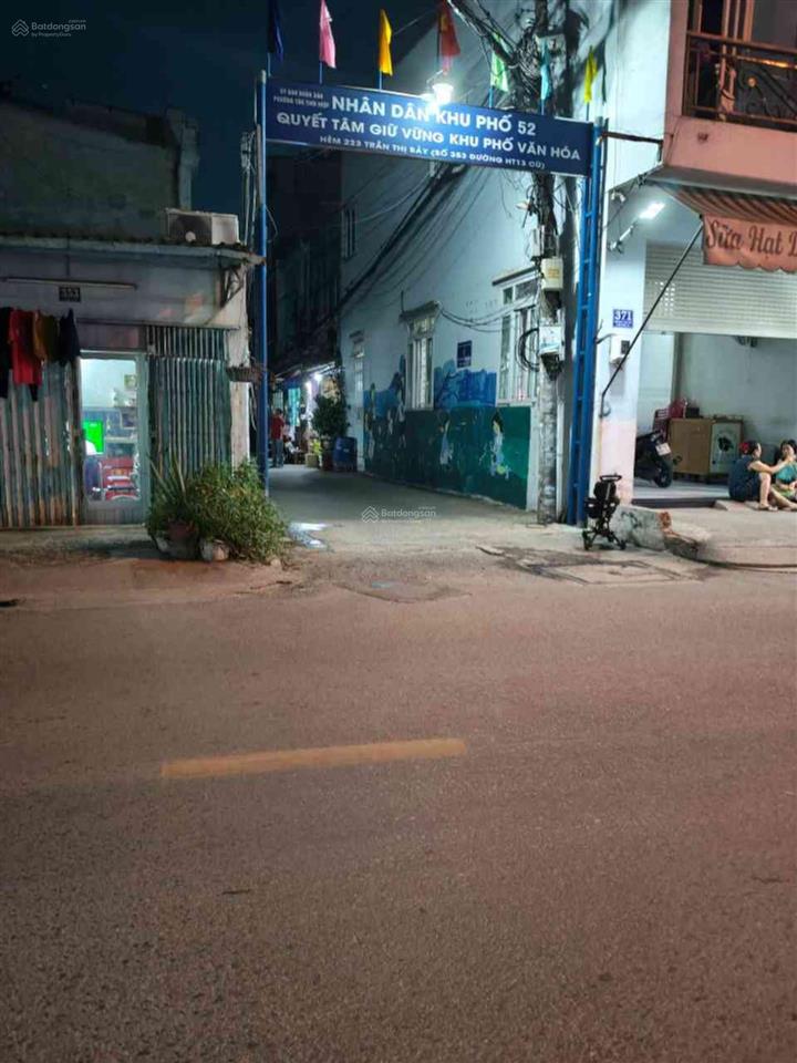 Hiếm có! bán lô đất 260m2 đường hiệp thành q12  giảm sốc 700tr  giá chỉ 6.8 tỷ còn thương lượng