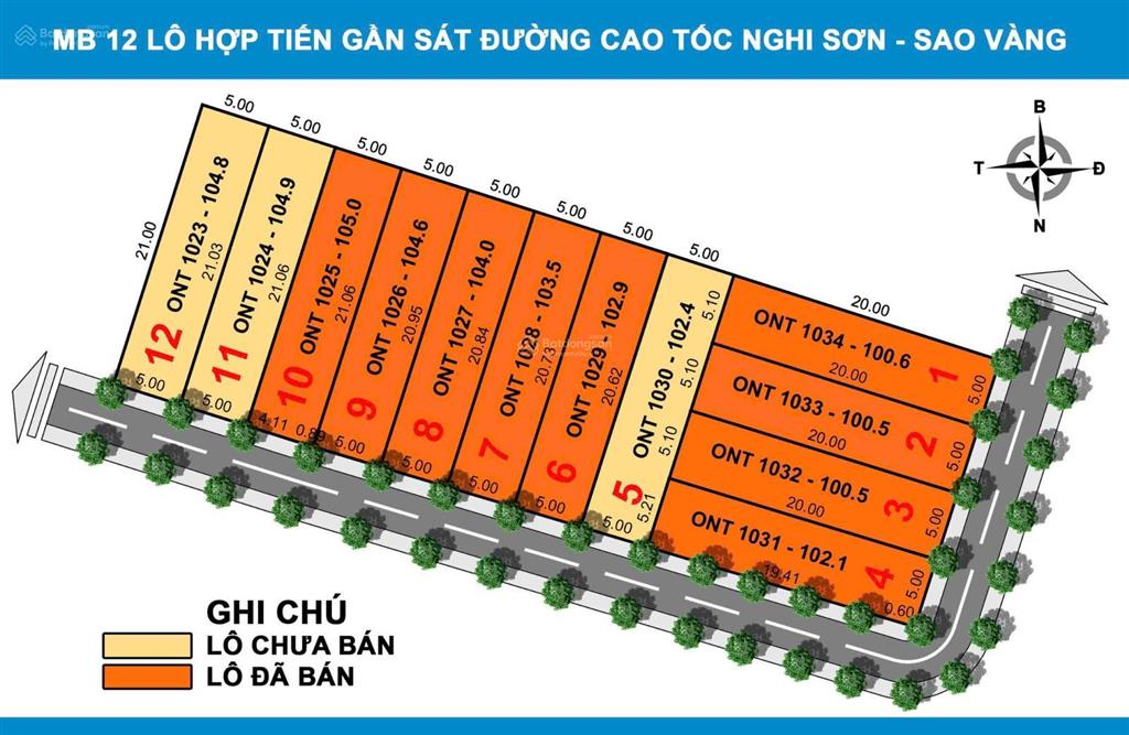 Đất cạnh cao tốc nghi sơn sao vàng
