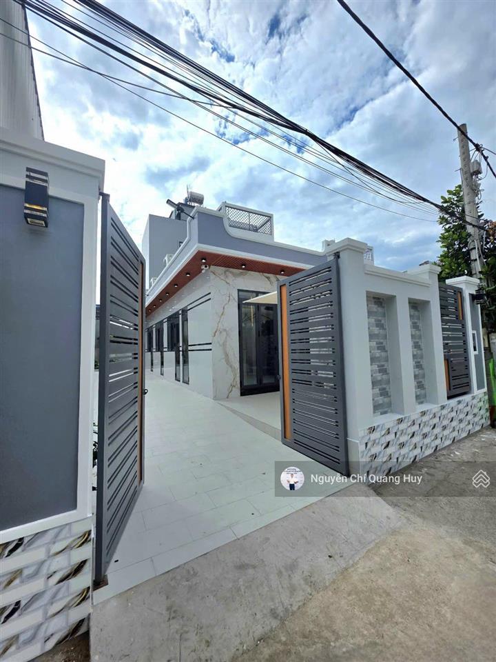 Nhà phố sân vườn xanh mát  đường xe hơi huỳnh tấn phát  khu dân cư an ninh  8m x 14m giá 6,2 tỷ