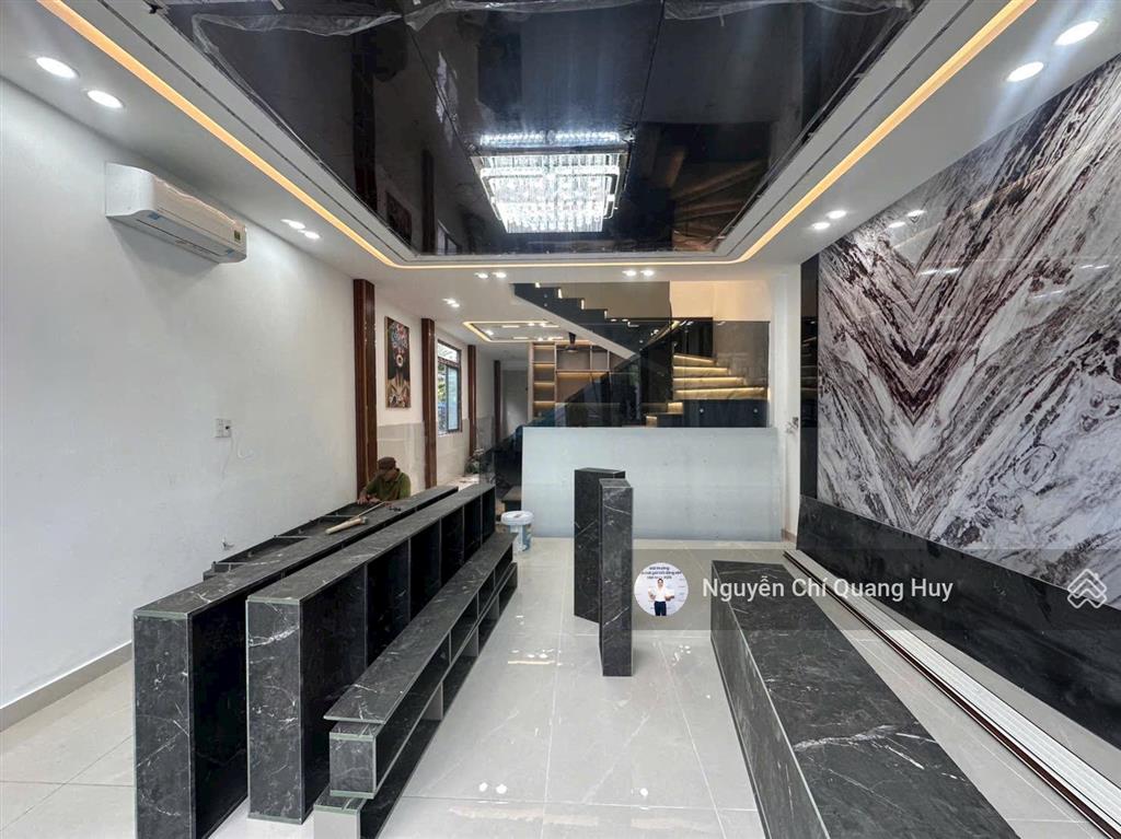 Nhà phố hiện đại xây dựng tâm huyết  hẻm thông 3,5m huỳnh tấn phát  5m x 23m sổ hồng giá 6,2 tỷ