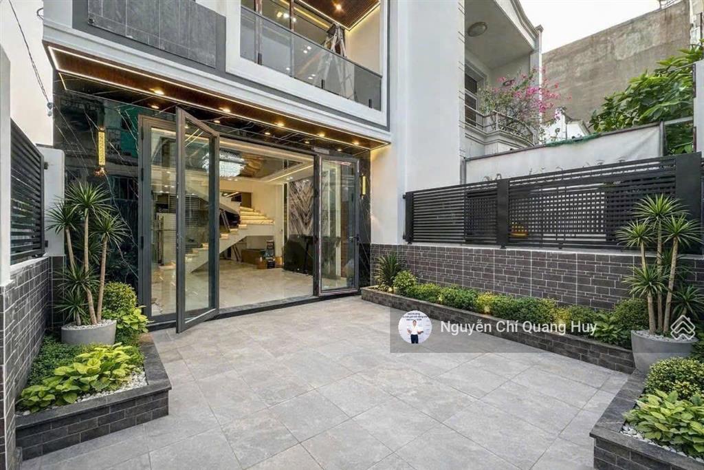 Nhà phố hiện đại xây dựng tâm huyết  hẻm thông 3,5m huỳnh tấn phát  5m x 23m sổ hồng giá 6,2 tỷ