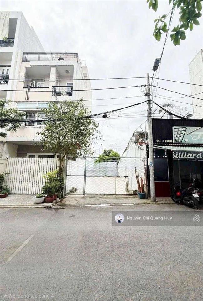 Lô đất vị trí đường số 37 trung tâm quận 07  xây căn hộ, khách sạn, nhà ở  4,9x20m giá 14,9 tỷ