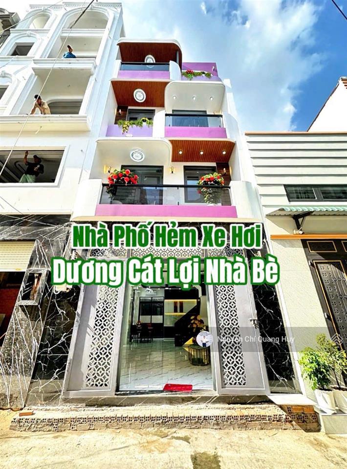 Nhà phố hiện đại  xây dựng mới  hẻm 8m dương cát lợi, dân trí cao, an ninh  5m x 12m giá 8,5 tỷ