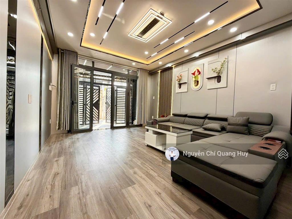 Nhà phố hiện đại  mặt tiền hẻm 6m 1806 huỳnh tấn phát  4m x 14m, đủ nội thất, sổ hồng giá 6,25 tỷ