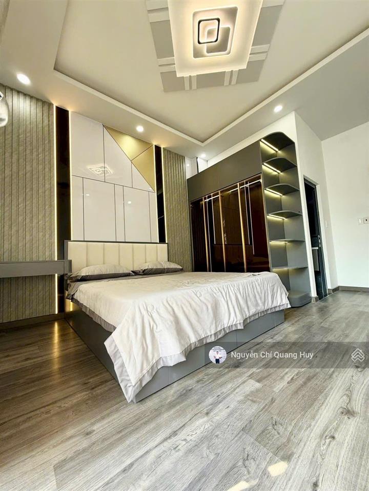 Nhà phố hiện đại  mặt tiền hẻm 6m 1806 huỳnh tấn phát  4m x 14m, đủ nội thất, sổ hồng giá 6,25 tỷ