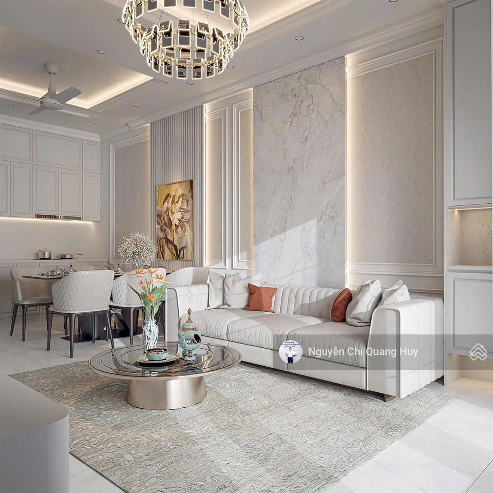 Nhà phố xây dựng mới đủ nội thất  hẻm 3,5m huỳnh tấn phát gần phú mỹ hưng  8m x 9m giá 8,8 tỷ