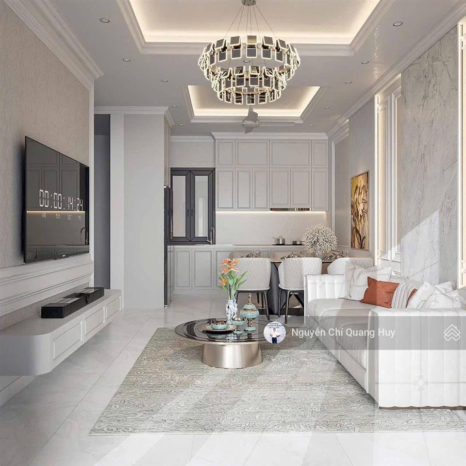 Nhà phố xây dựng mới đủ nội thất  hẻm 3,5m huỳnh tấn phát gần phú mỹ hưng  8m x 9m giá 8,8 tỷ