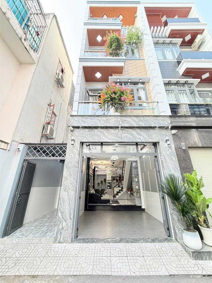 Nhà phố khu dân cư dân trí cao, đồng bộ  đường 8m đào tông nguyên  5m x 13,5m sổ hồng giá 7,69 tỷ