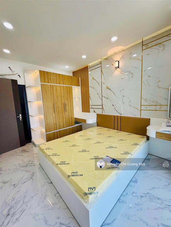 Nhà phố xây dựng mới  đầy đủ nội thất hẻm thông thoáng 1942 huỳnh tấn phát 6,4m x 10m giá 6,49 tỷ
