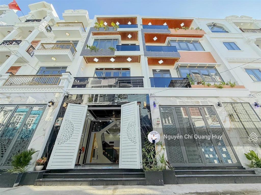 Nhà phố xây dựng mới, mặt tiền đường rộng 8m nguyễn thị hương  4,7m x 12m sổ hồng giá 7,5 tỷ