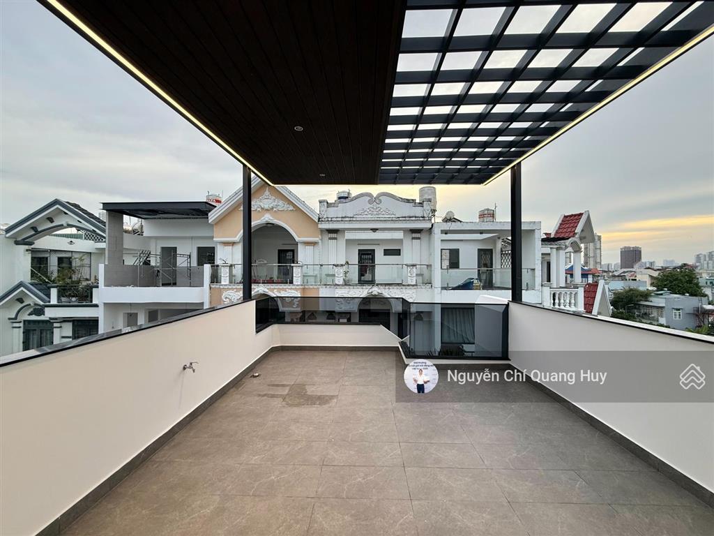Nhà phố xây dựng mới  khu dân trí cao  đường thông 8m 1979 huỳnh tấn phát  4m x 13m giá 9,65 tỷ