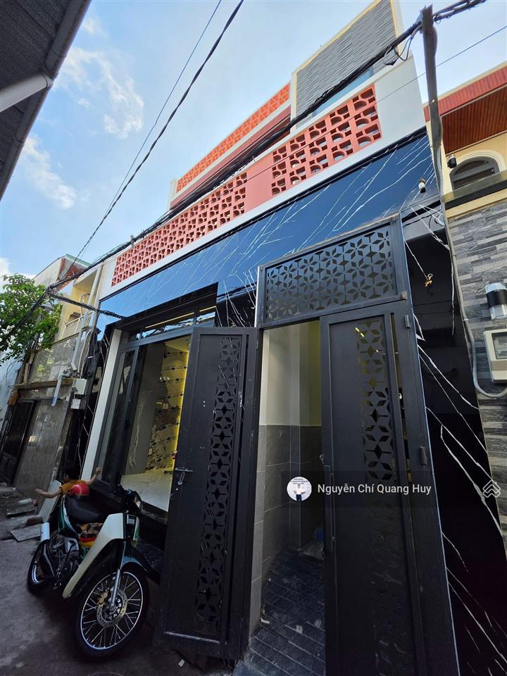 Nhà phố xây dựng mới  gần đại học tôn đức thắng, rmit  hẻm 588 huỳnh tấn phát 6m x 12m giá 7,3 tỷ