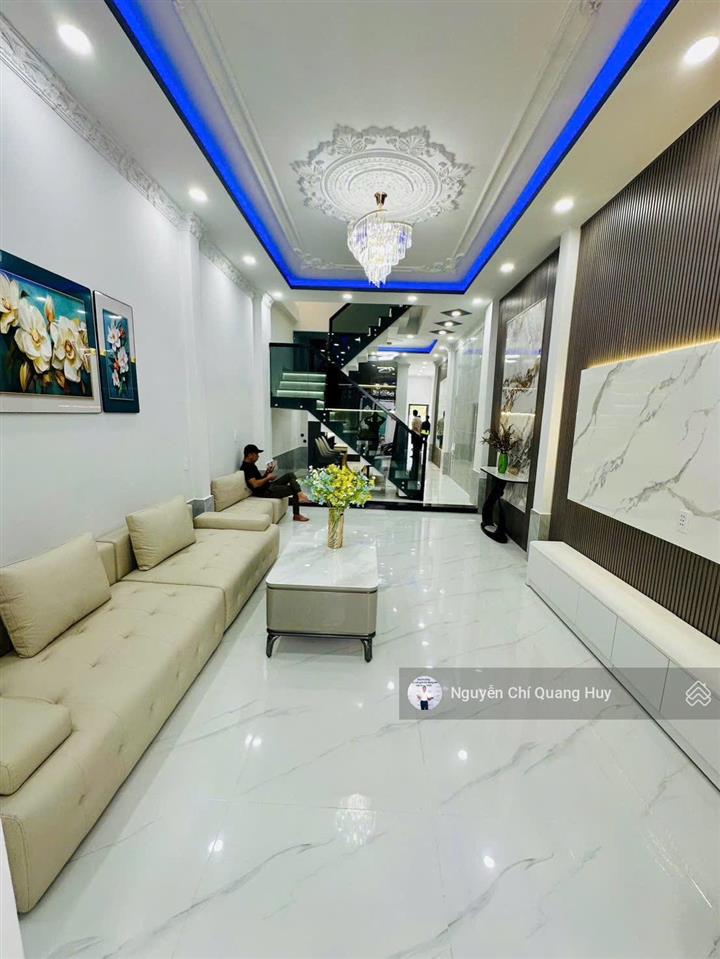 Nhà phố hiện đại ở ngay  khu yên tĩnh, an ninh  hẻm 3,5m 458 huỳnh tấn phát  4m x 20m giá 6,3 tỷ