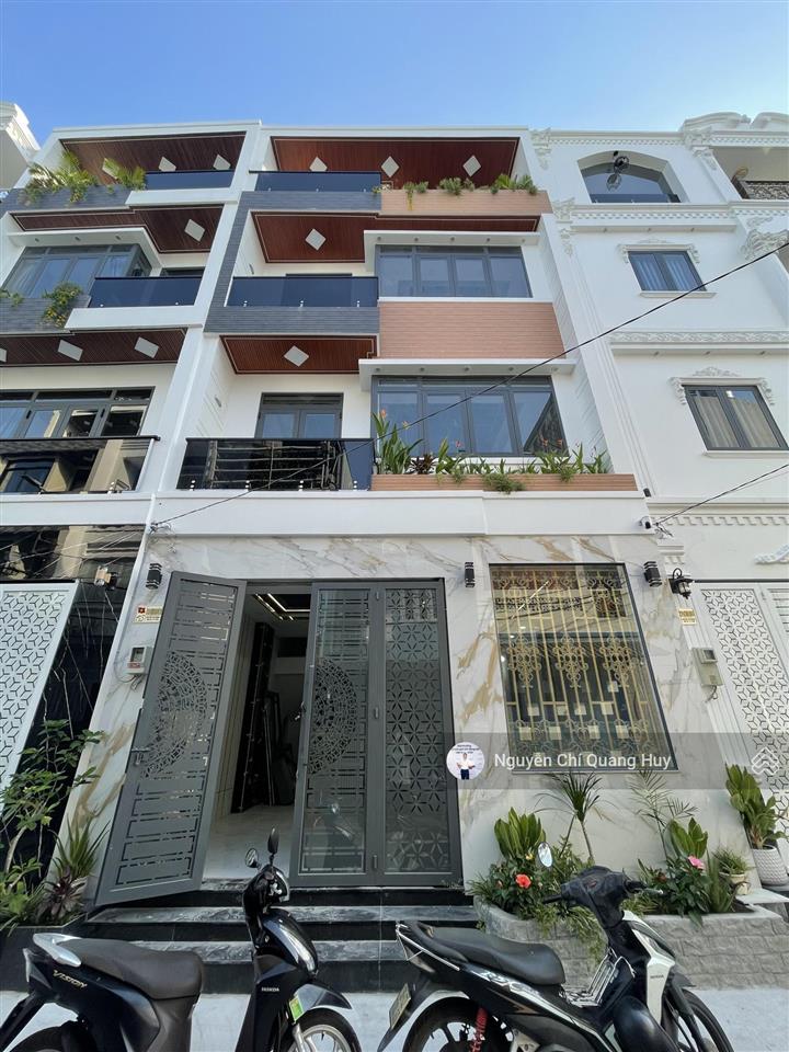 Nhà phố xây dựng mới có thang máy  đường nguyễn thị hương rộng 8m  6m x 10m sổ hồng giá 8,2 tỷ
