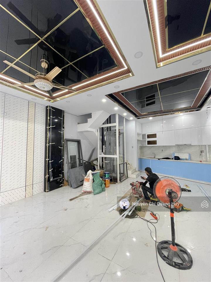 Nhà phố xây dựng mới có thang máy  đường nguyễn thị hương rộng 8m  6m x 10m sổ hồng giá 8,2 tỷ