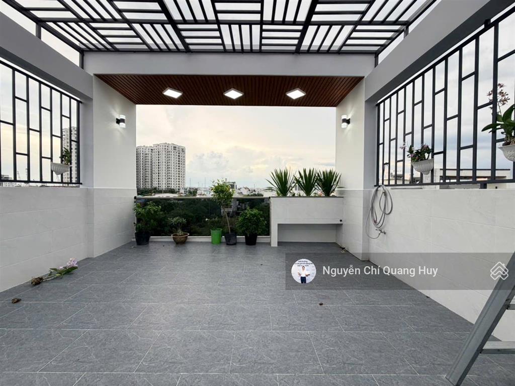 Nhà phố xây dựng mới  kdc huỳnh tấn phát  có bảo vệ, công viên  5m x 17m thang máy giá 10,6 tỷ