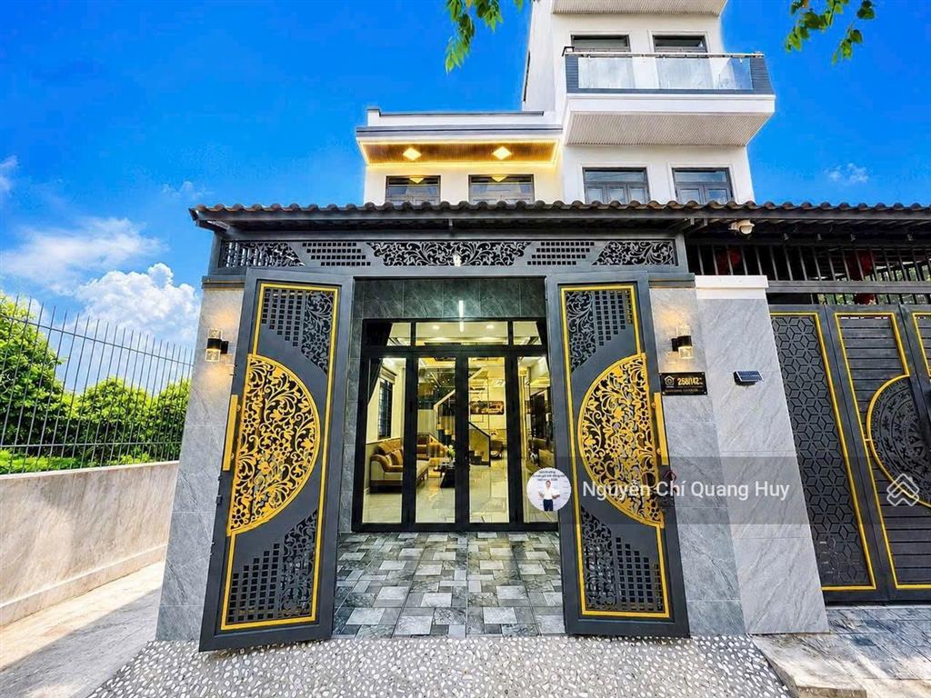 Nhà phố sang trọng vào ở ngay  hẻm thông 6m 2581 huỳnh tấn phát  4m x 16m sổ hồng giá 5,75 tỷ