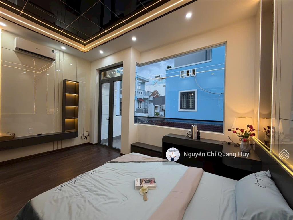 Nhà phố đủ nội thất  hẻm 3,5m 1113 huỳnh tấn phát phú thuận  4,85m x 11m sổ hồng  giá 6,95 tỷ