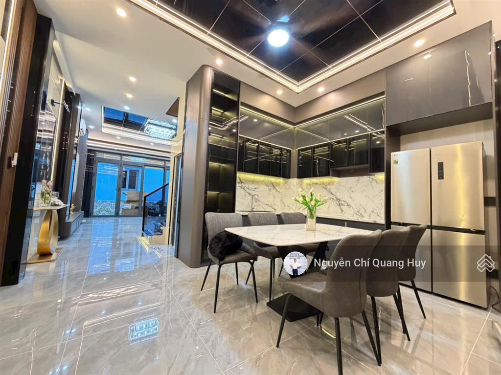 Nhà phố đủ nội thất  hẻm 3,5m 1113 huỳnh tấn phát phú thuận  4,85m x 11m sổ hồng  giá 6,95 tỷ